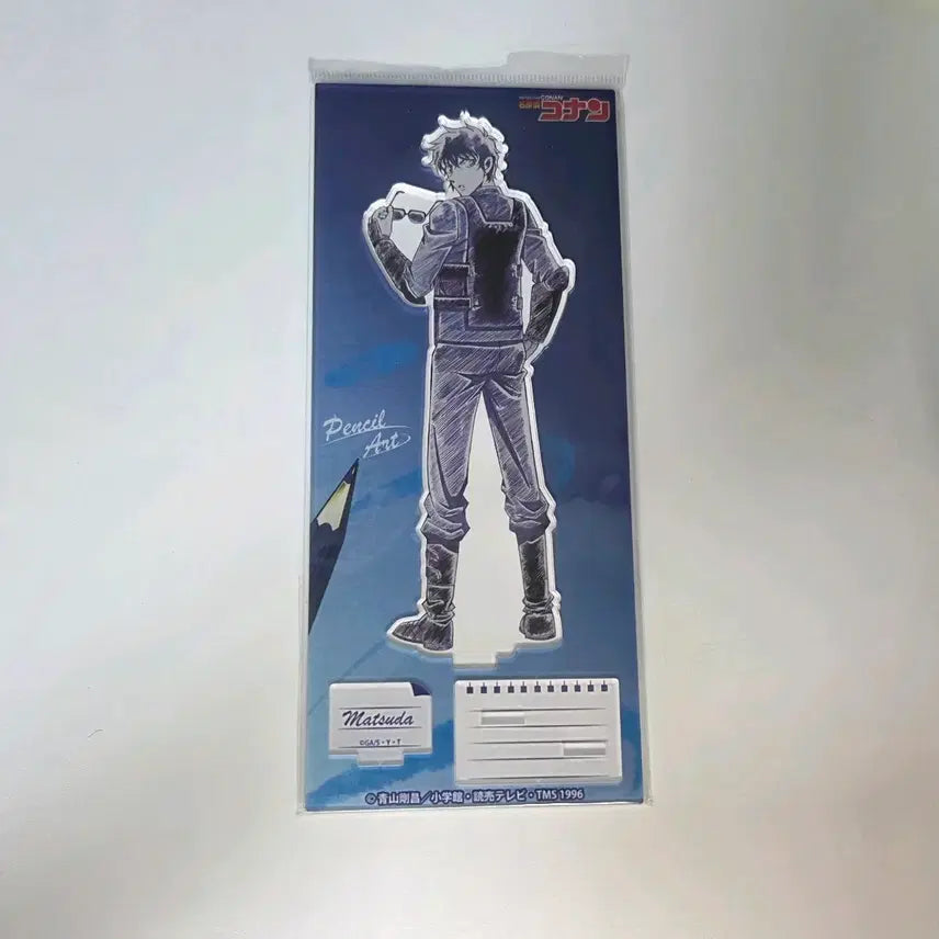 [BUNJANG] Detective Conan Matsuda Jinpei Acrylic Stand Pencil Art / 명탐정 코난 경찰동기조 펜슬아트 마츠다 진페이 아크릴 스탠드