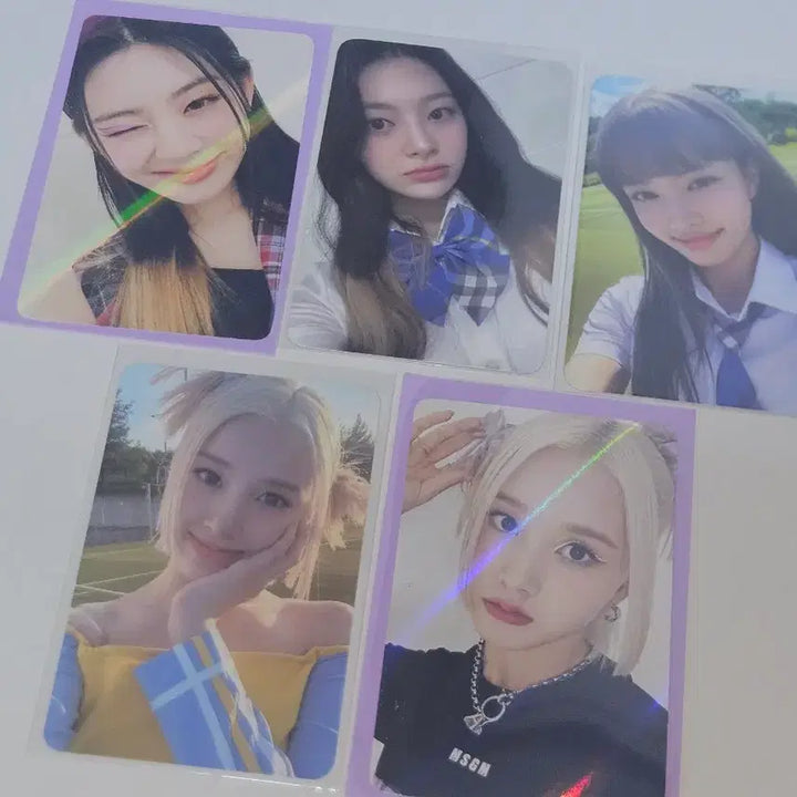[BUNJANG] STAYC Color Eyes Photocard Bundle Set (POB) / 스테이씨 색안경 포카 5종 일괄 미공포