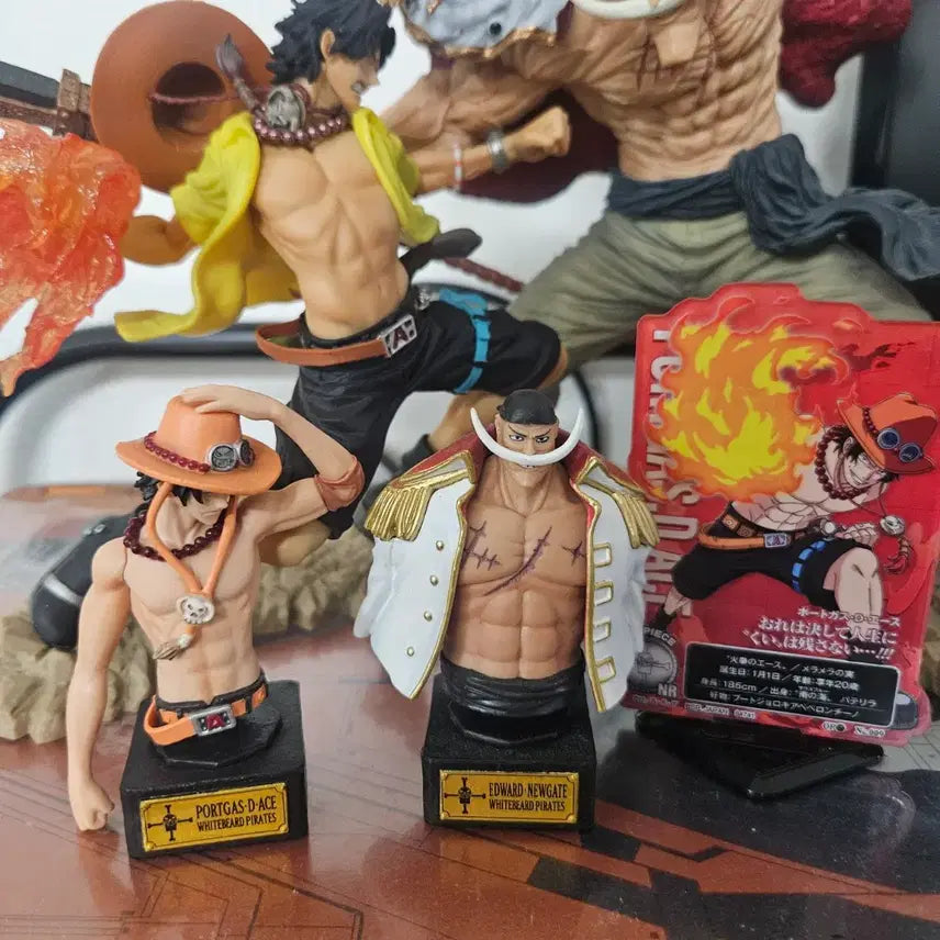 [BUNJANG] One Piece Ace / Whitebeard Memorial 20th Anniversary Figure Set / 원피스 에이스/흰 수염 피규어 세트 메모리얼 20주년