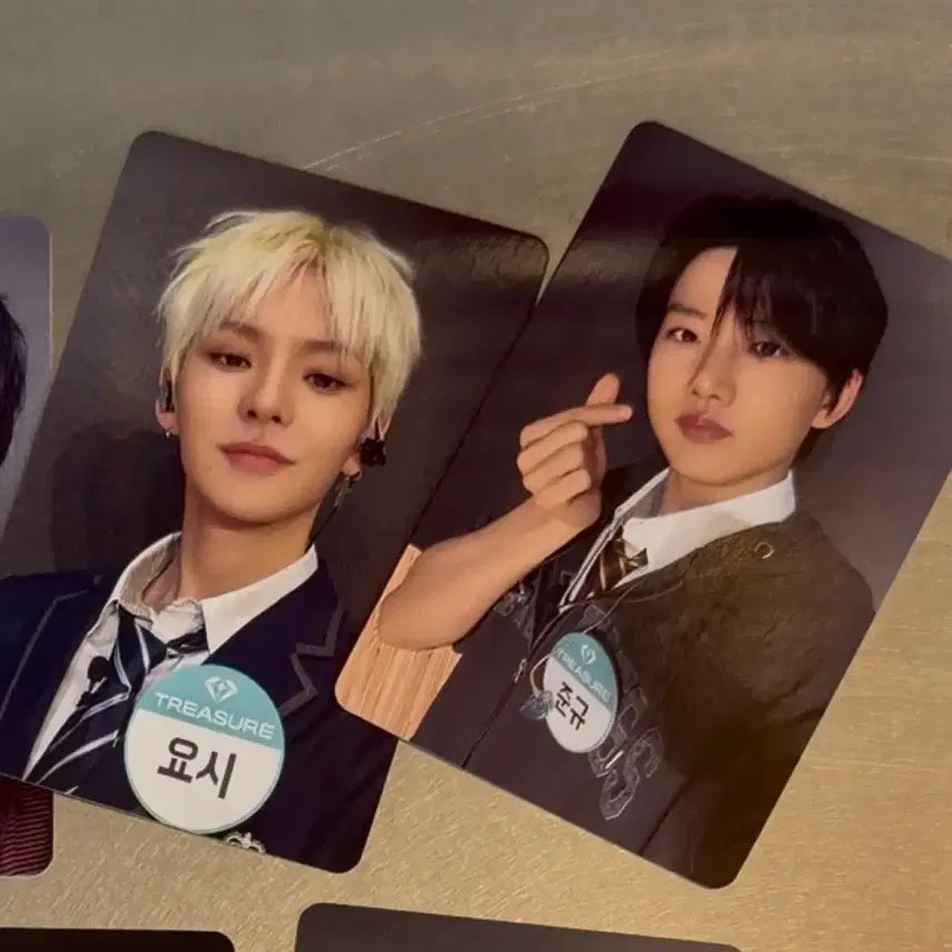 [BUNJANG] Treasure The Same Follow Event School Uniform Photocard Yoshi Junkyu / 트레저 더세임 팔로우 이벤트 교복 포카 요시 준규