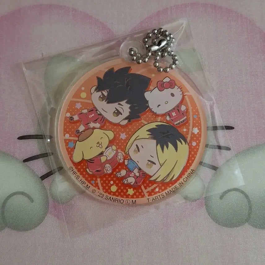[BUNJANG] Haikyuu!! x Sanrio Collaboration Acrylic Keychain Kuroo &amp; Kenma (KuroKen) / 하이큐 산리오 콜라보 아크릴 키링 쿠로오 켄마 쿠로켄