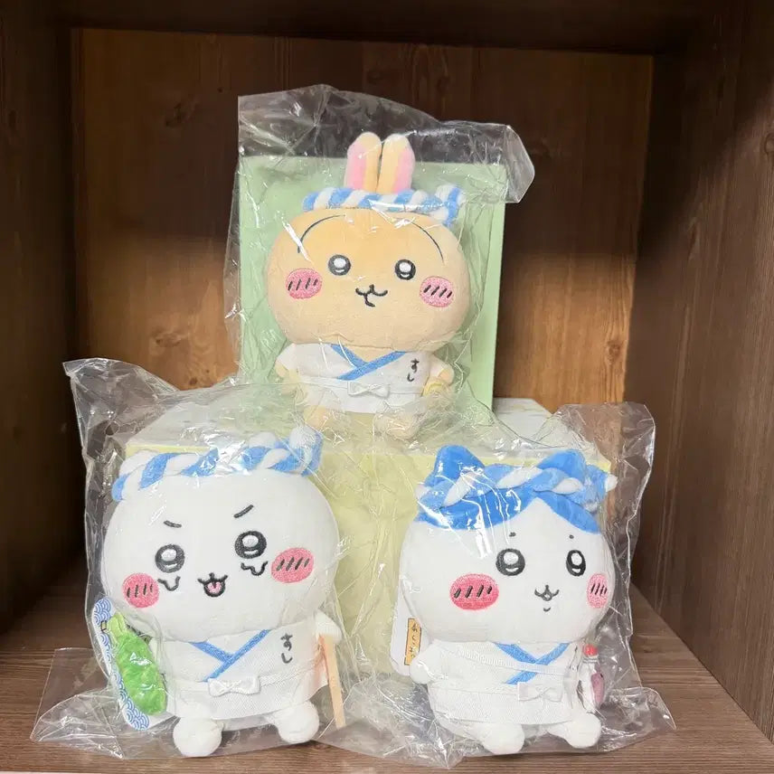 [BUNJANG] Chiikawa Usagi Hair Part Stuffed Mini Doll / 치이카와 우사기 가르마  봉제 미니 인형