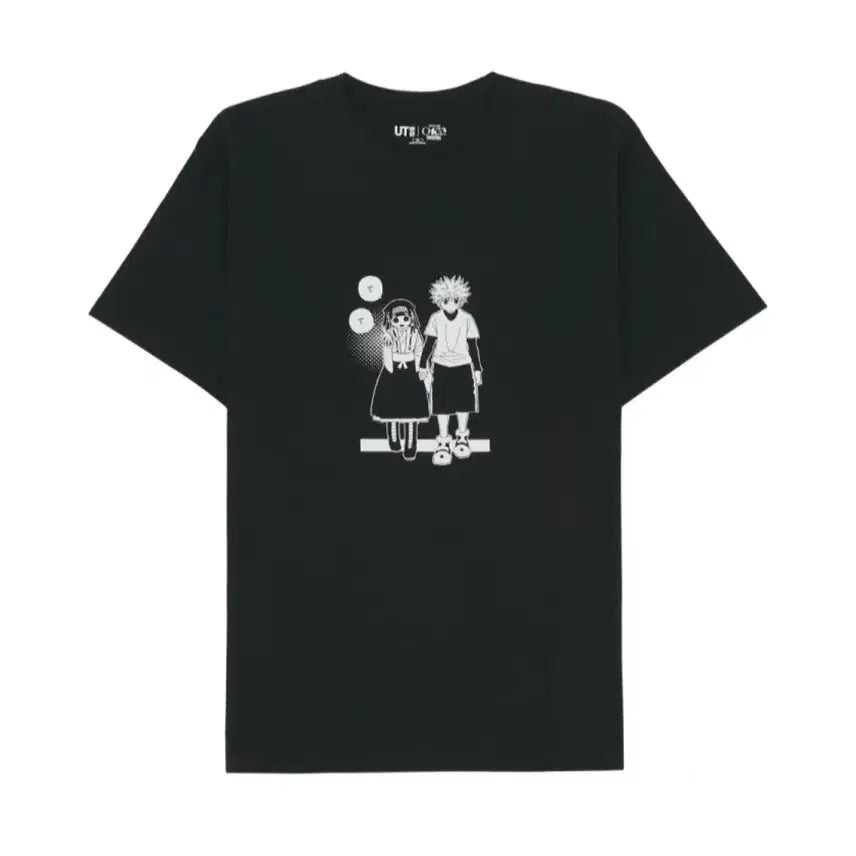 [BUNJANG] Uniqlo x Shueisha Hunter x Hunter Killua &amp; Nanika T-Shirt / 유니클로 슈에이샤 헌터헌터 키르아 나니카 티셔츠