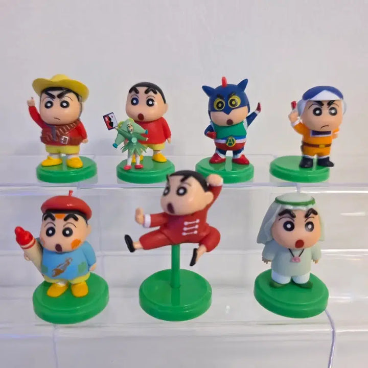 [BUNJANG] Crayon Shin-chan Movie Edition Choco Egg 7 Types Figure Set / 짱구 극장판 초코에그 7종 피규어