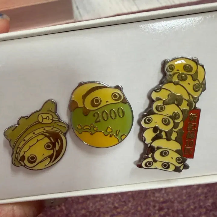 [BUNJANG] Tare Panda Classic Badge / 고전 타레판다 배지 타레팬더 타래판다 타래팬더