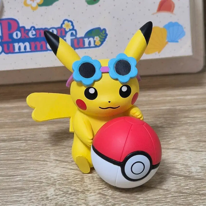 [BUNJANG] Pokemon Pikachu Summer Ball Play Figure / 포켓몬 피규어 여름 공놀이 피카츄
