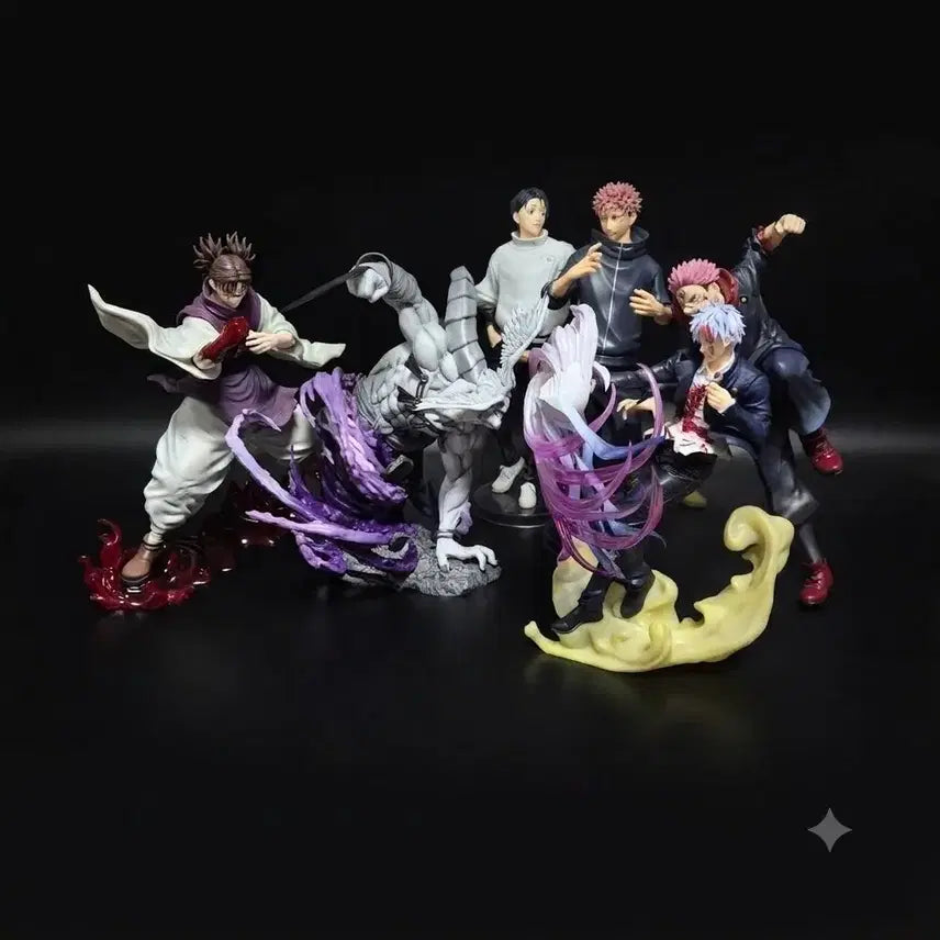[BUNJANG] Jujutsu Kaisen Character Figure 8-Piece Bundle Set / <일괄판매> 주술회전 캐릭터 피규어 8종 세트