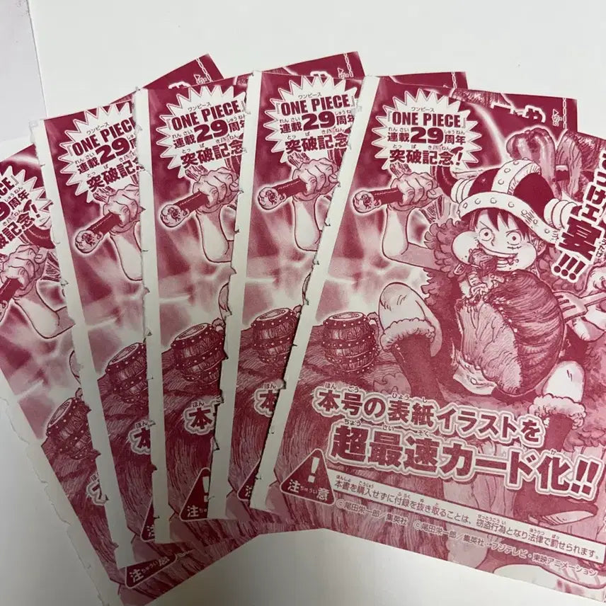 [BUNJANG] One Piece 29th Anniversary Meat Luffy Card / 최저가)원피스 29주년 기념 고기 루피 카드