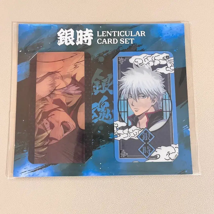 [BUNJANG] Gintoki Yoshwara Pop-up A3 Poster &amp; Lenticular Card Bundle (Gintama) / 은혼 요시와라 팝업 긴토키 일러스트 a3포스터 렌티큘러 카드 2종 일괄 미개봉