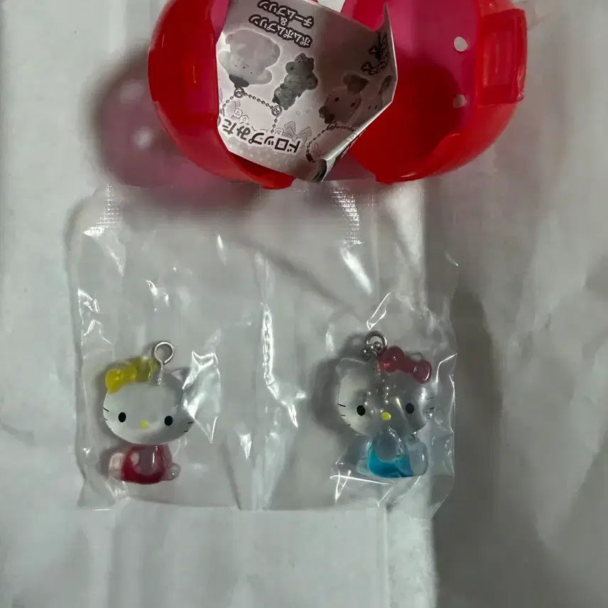 [BUNJANG] Sanrio Characters Nakayoshi Drop Charm Gacha Bundle Set / 산리오 캐릭터 나카요시 드롭 참 가챠 3개 일괄판매