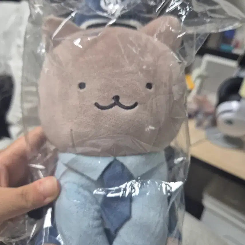 [BUNJANG] White Tiger and Black Tiger Dog Police Officer Plush Doll / 화이트타이거와 블랙타이거 강아지 경찰 아저씨/개 경찰 아저씨 누이구루미 인형 판매
