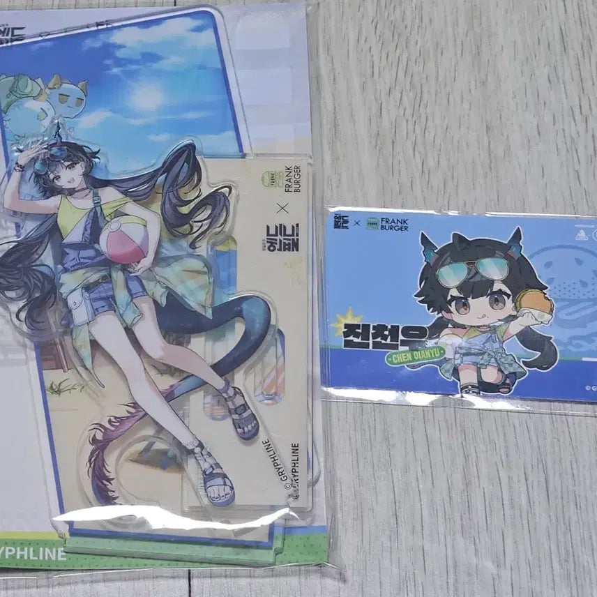 [BUNJANG] Arknights: Endfield Jin Cheon-woo Acrylic Stand &amp; Photocard / 명일방주 엔드필드 진천우 아크릴 스탠드&amp;포토카드