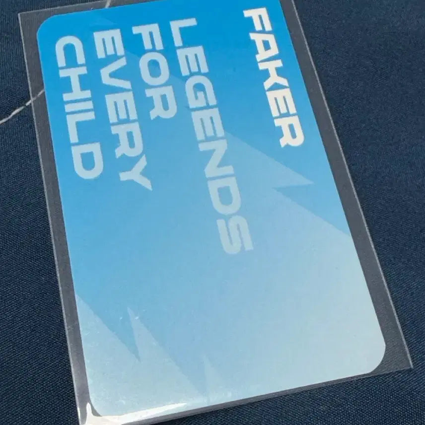 [BUNJANG] T1 Faker UNICEF Photocard / 티원 페이커 유니세프 포카 포토카드