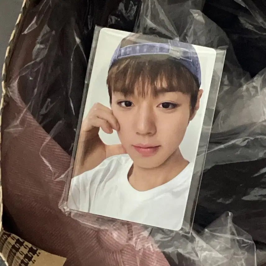 [BUNJANG] Park Ji Hoon Superdry Bromide &amp; Photocard Set / 박지훈 슈퍼드라이 브로마이드 &amp; 포카세트