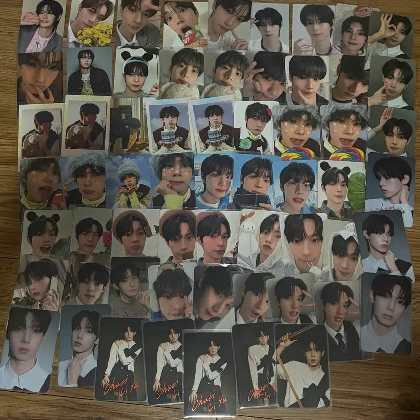 [BUNJANG] Choi Ripwoo Photocard Bundle Set 61 pcs / 최립우 포카 61장 일괄 보플 플레어유
