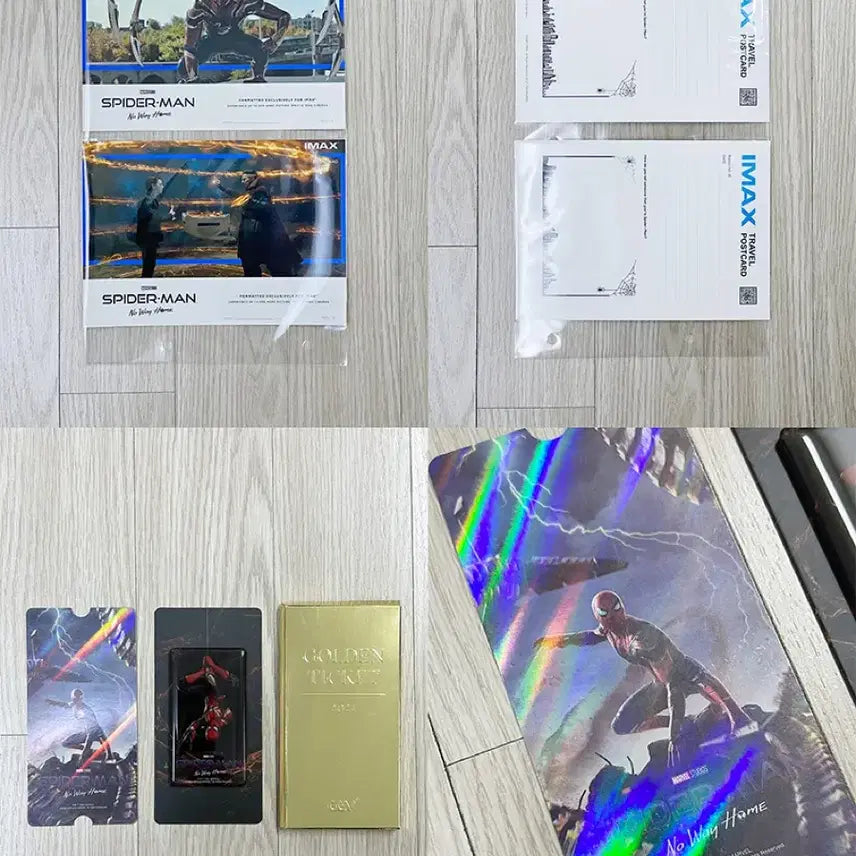 [BUNJANG] Spider-Man: No Way Home ScreenX Poster and 25 Other Merchandise Bundle Set / 스파이더맨 노웨이홈 스크린엑스 ScreenX 포스터 외 굿즈 25종 일괄