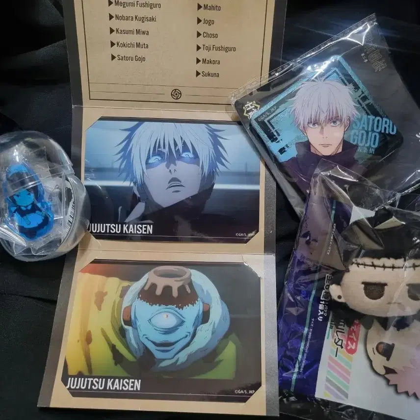 [BUNJANG] Jujutsu Kaisen Bundle Set - Gojo Satoru, Geto Suguru Badges &amp; Plush / 주술회전 굿즈 일괄 판매