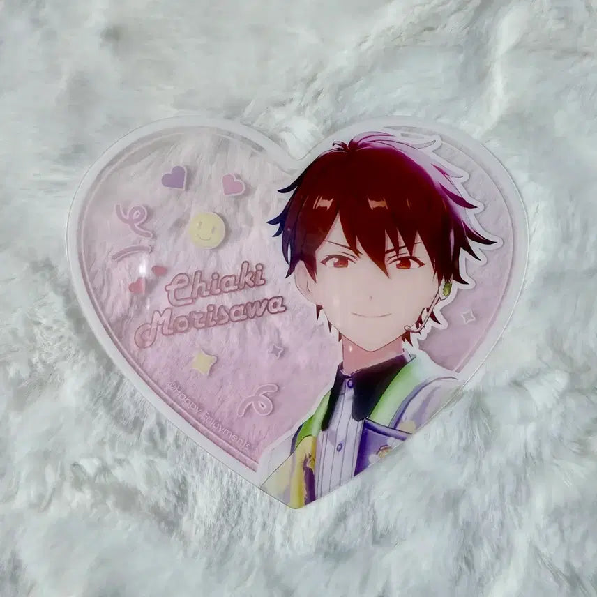 [BUNJANG] Ensemble Stars! 8th Anniversary Heart Clear Card Chiaki Morisawa (Yusei Unit) / 앙스타 8주년 하트 클리어 카드 모리사와 치아키 유성대 피쿠리아 아크릴