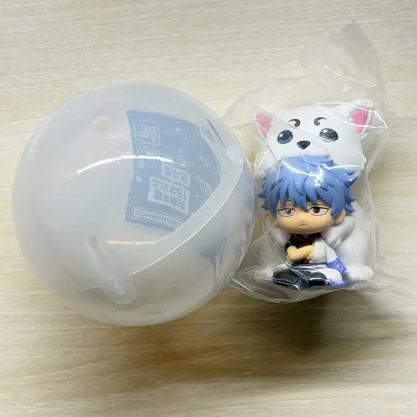 [BUNJANG] Gintama Mogumogu Gacha Figure Gintoki &amp; Sadaharu (Sealed) / 은혼 모구모구 가챠 피규어 긴토키 사다하루 미개봉