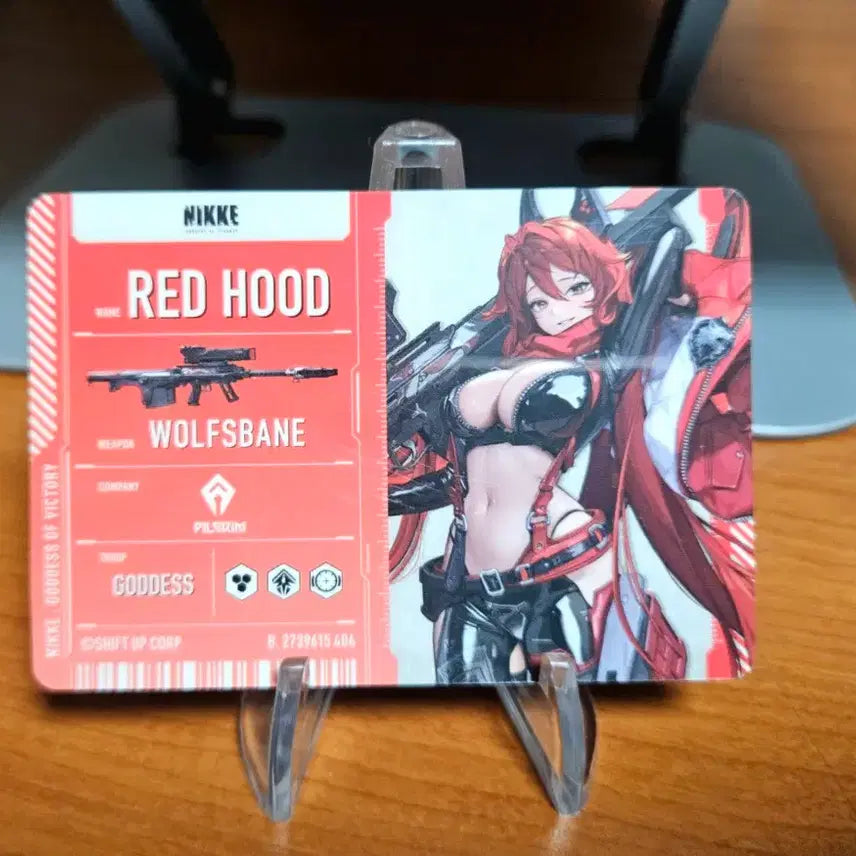 [BUNJANG] Nikke Metallic Pass Redhood / 니케 메탈릭패스 레드후드