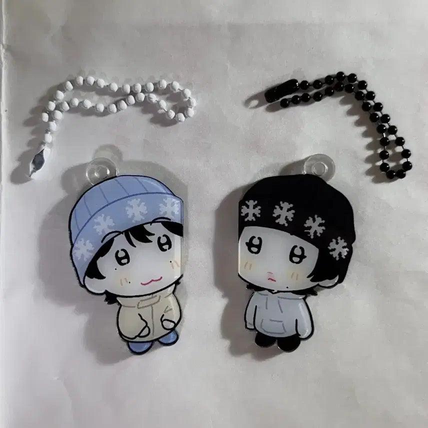 [BUNJANG] Muk Enton Anton Wonbin BinEnton 89 Magnetic Keychain Set / muk님 라이즈 앤톤 원빈 빈앤톤 89 자석 키링 세트