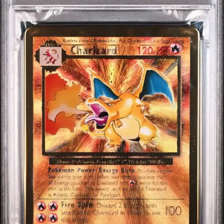 [BUNJANG] Pokemon Charizard Metal Charizard PSA 8 25th Anniversary 2021 / 포켓몬 리자몽 카드 메탈 리자몽 PSA8 25주년 2021