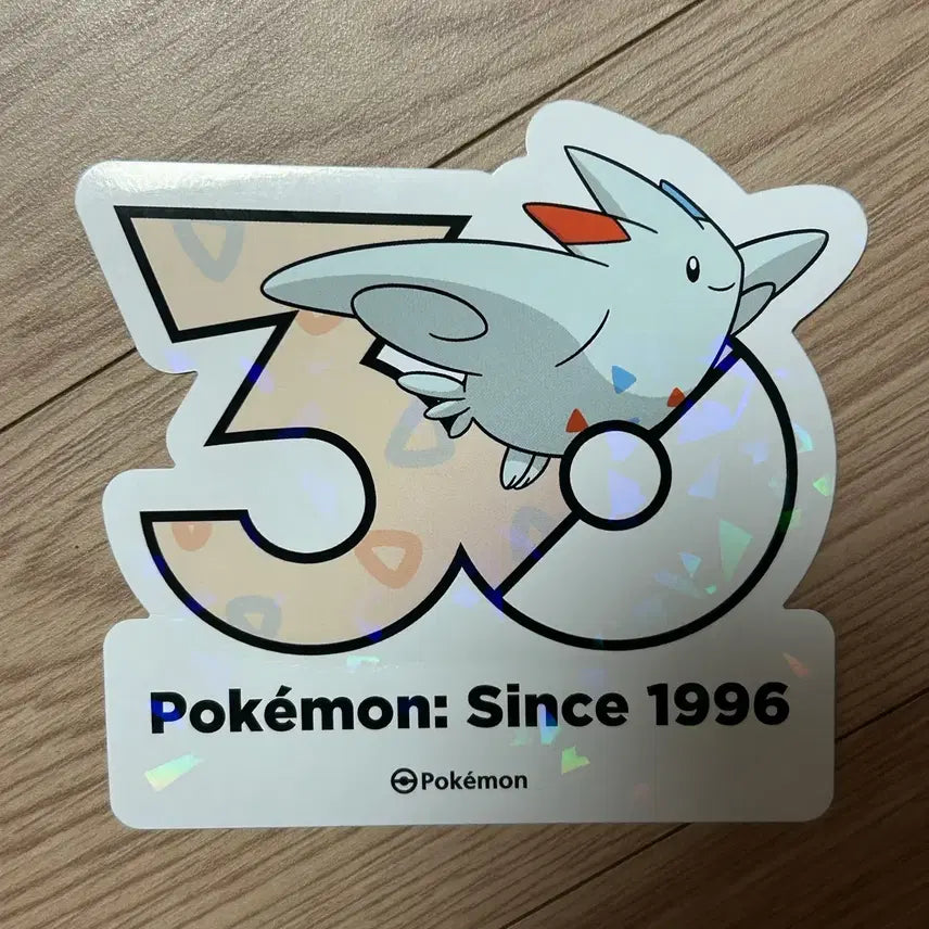 [BUNJANG] Pokemon Togekiss 30th Anniversary Logo Sticker / 포켓몬 토게키스 30주년 로고 스티커
