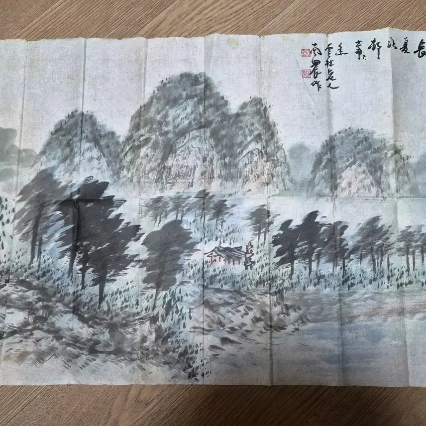 [BUNJANG] NamNong Heo Geon Masterpiece Landscape Painting / 남농 허건 화백  작품
