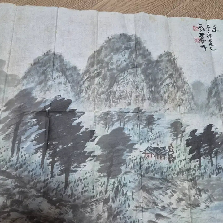 [BUNJANG] NamNong Heo Geon Masterpiece Landscape Painting / 남농 허건 화백  작품
