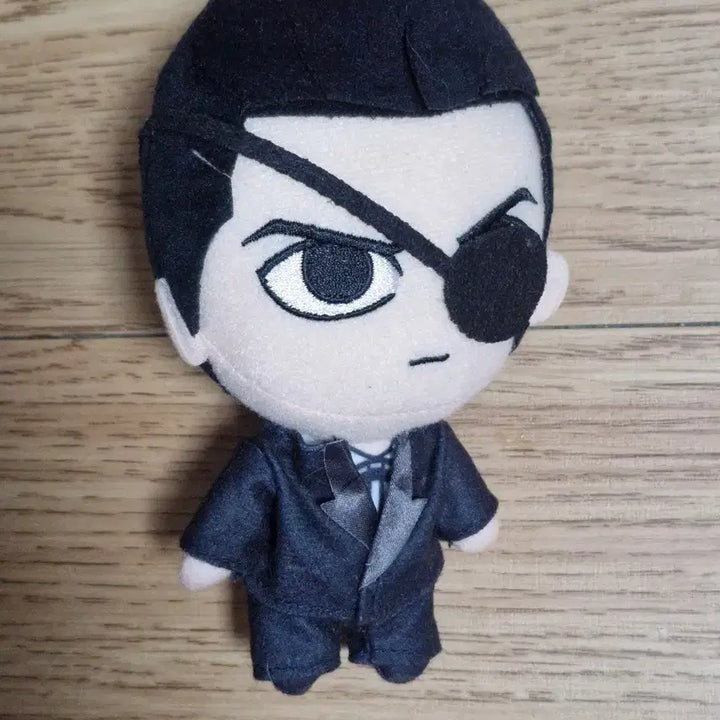 [BUNJANG] Yakuza Goro Majima Plush + Badge Set / 용과같이 마지마 고로 누이 + 뱃지