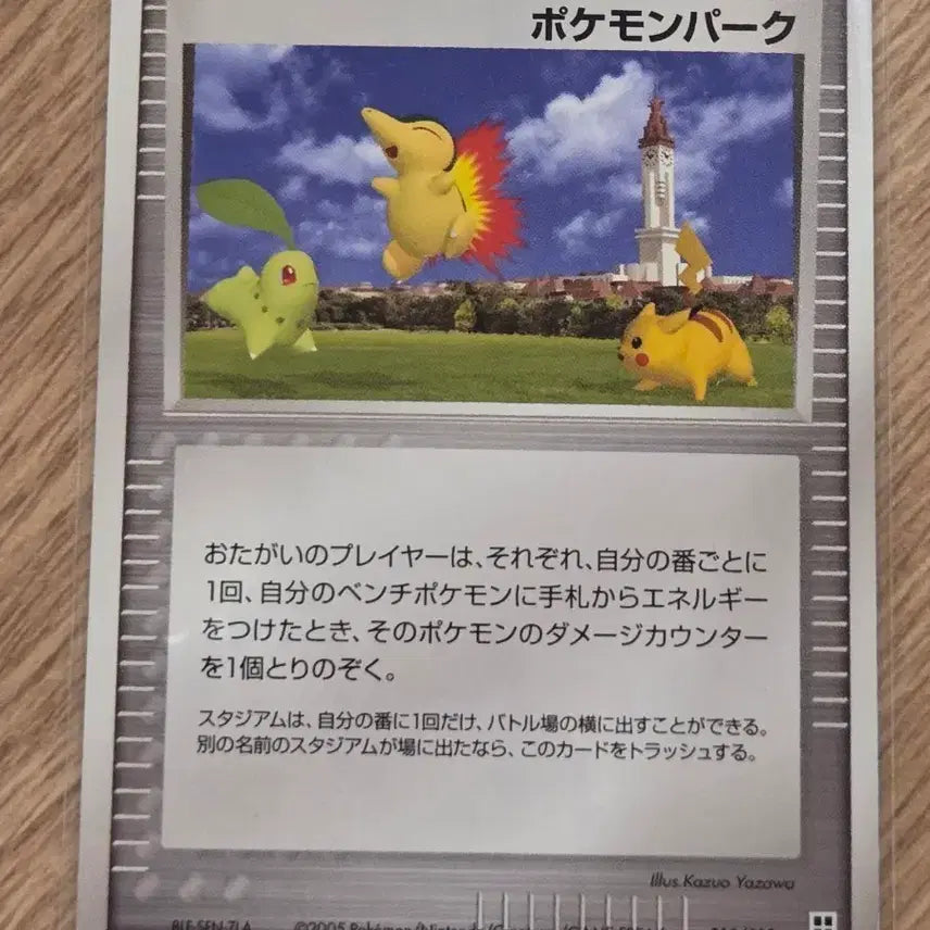 [BUNJANG] Pokemon Park 2005 Japan Promo 010/012 Chikorita Cyndaquil Pikachu Card / [일판/일본판] 빈티지 올드백 포켓몬 카드 포켓몬 파크 010/012 (2005 포케파크 프로모)
