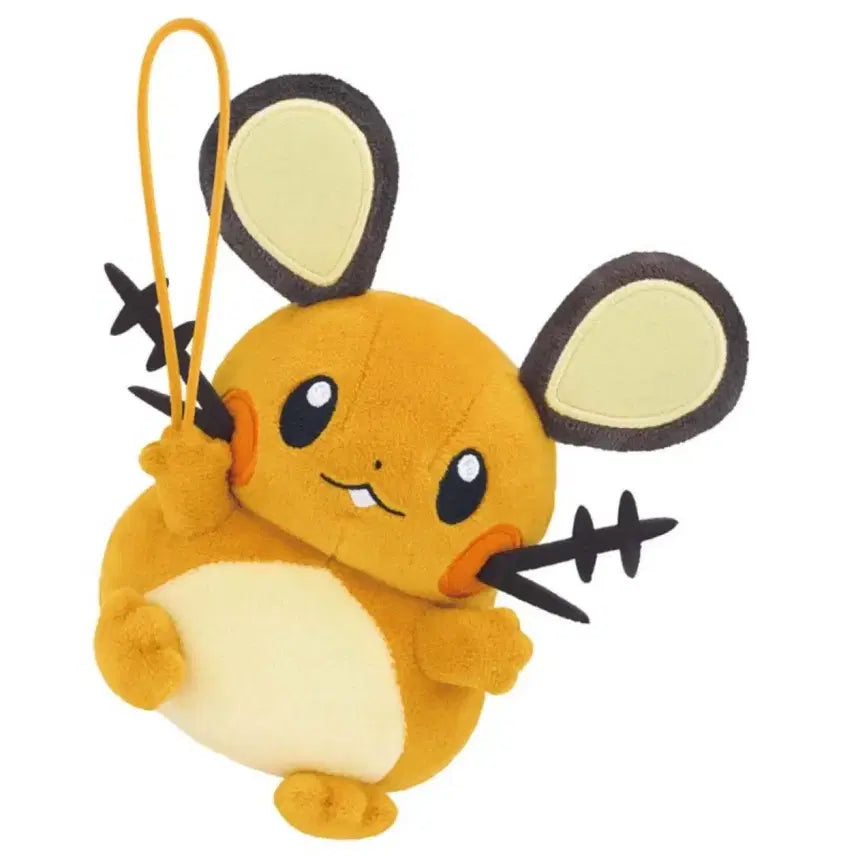 [BUNJANG] Banpresto Pokemon Dendenne Dangling Mascot Plush Keychain / 포켓몬스터 데덴네 대롱대롱 매달려 마스코트 인형 키링
