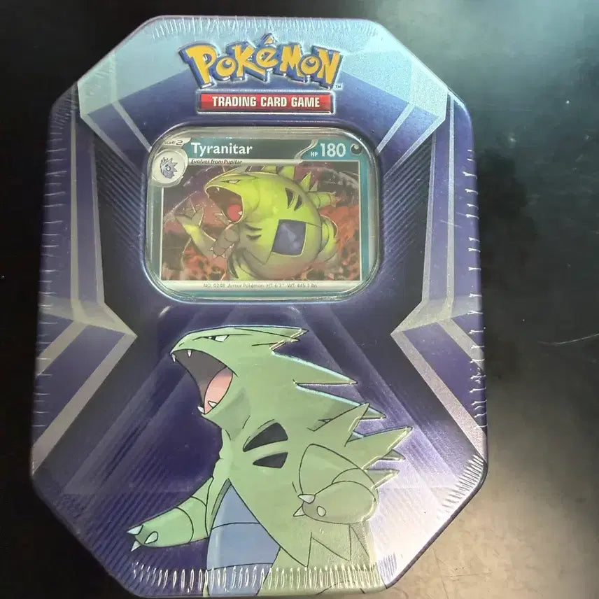 [BUNJANG] Pokemon Card Tyrantrum Tin Case / 포켓몬 카드 타이란타 왕관 틴케이스