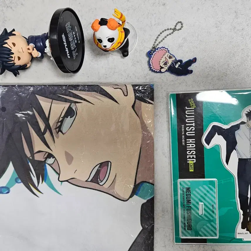 [BUNJANG] Jujutsu Kaisen Megumi Acrylic Stand &amp; Big Cross / 주술회전 메구미 2025 쥬쥬카페 시부야사변 아크릴, 빅크로스