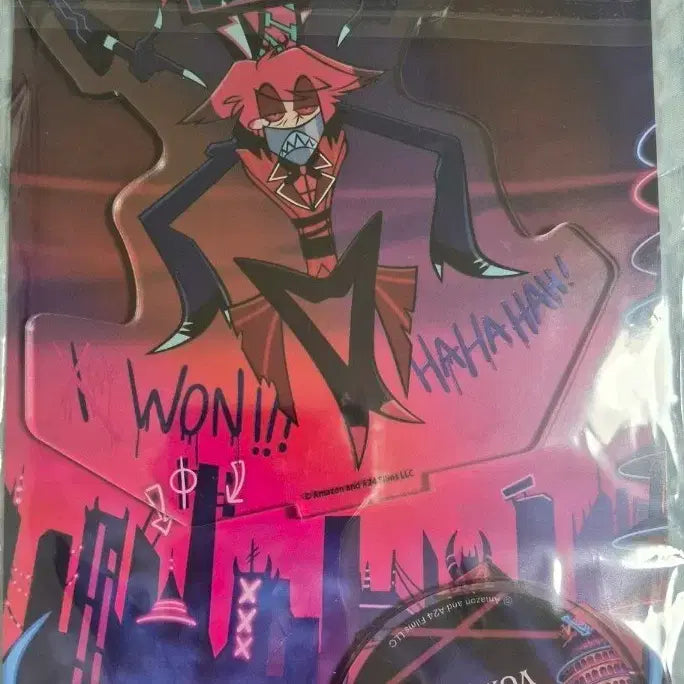 [BUNJANG] Hazbin Hotel Vox &amp; Alastor Winter Acrylic Stand / 해즈빈호텔 복스&amp;알래스터 윈 아크릴 스탠드