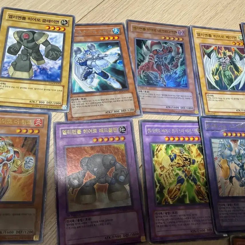 [BUNJANG] Yu-Gi-Oh! Elemental HERO Card Bundle Set / 유희왕 엘리멘틀 히어로 카드 일괄판매