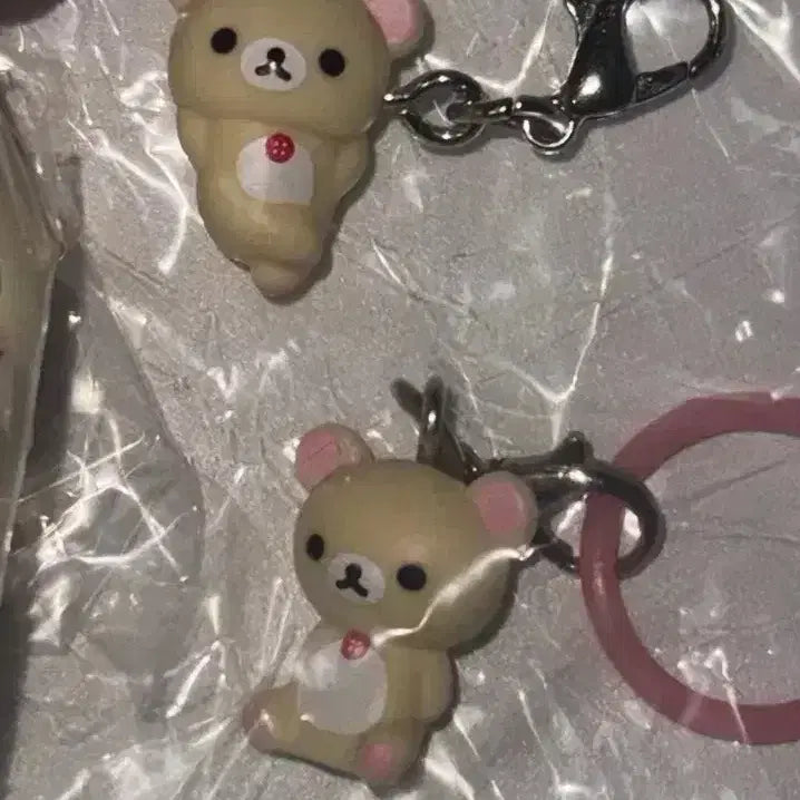 [BUNJANG] Rilakkuma Korilakkuma Mezushi Gacha Keychain Set / 코리락쿠마 메지루시 일본 가챠 키링