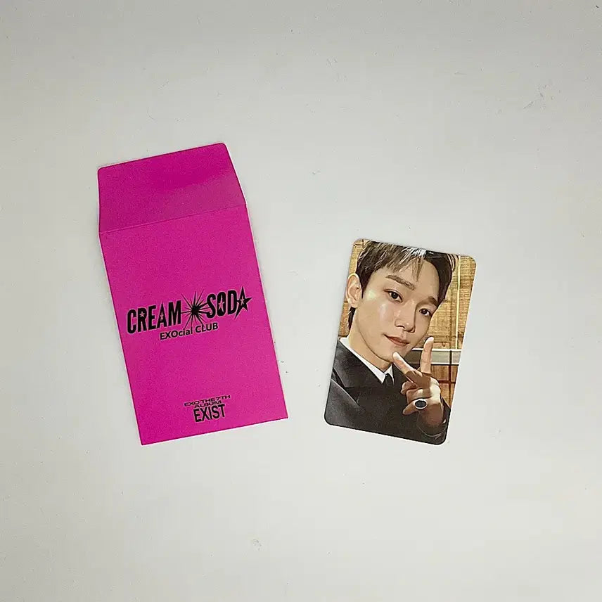 [BUNJANG] EXO CHEN EXIST EXOcial Club CREAM SODA Photocard A_3 / 엑소 첸 이그지스트 엑소셜클럽 크림소다 포토카드 포카 A_3 EXO CHEN EXIST EXOcial Club CREAM SODA PHOTOCARD A_3