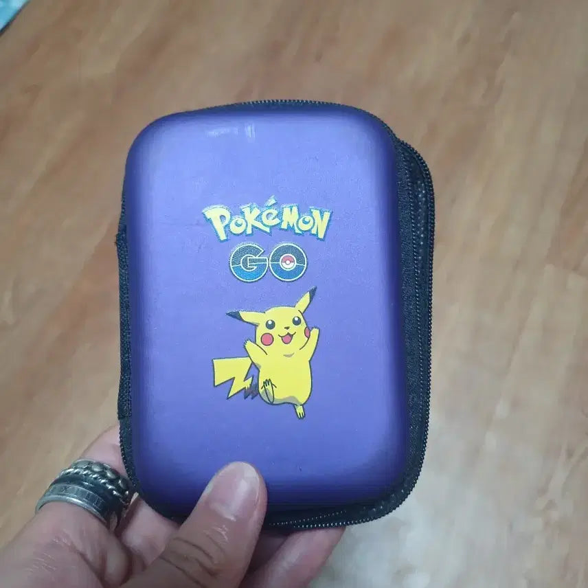 [BUNJANG] Pokemon Pikachu Purple Pouch / 포켓몬스터 포켓몬고 피카츄 보라색 파우치