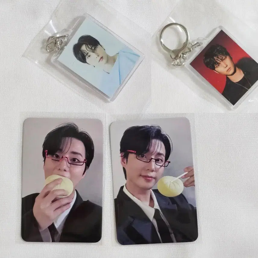[BUNJANG] DAY6 Young K "AnkyangMandu" Keychain Set / 데이식스 영기스트 무신사 안경만두 키링 영케이