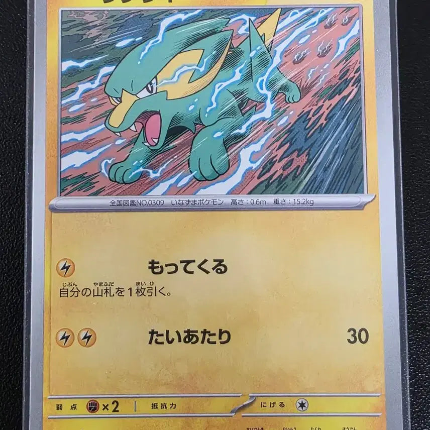 [BUNJANG] Pokemon Card Zapdos C Abyssai Japanese Version / 포켓몬 카드 썬더라이 C 어비스아이 (일어판)