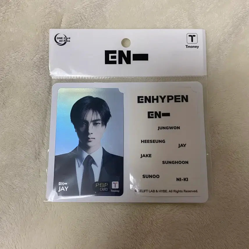 [BUNJANG] ENHYPEN Jay T-Money Photocard / 엔하이픈 제이 티머니 교통카드 포카