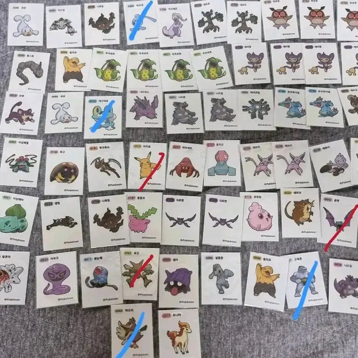 [BUNJANG] Pokemon Stickers for Sale or Trade / 포켓몬 띠부씰 판매나 교환 합니다
