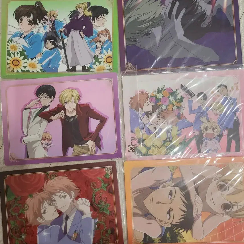 [BUNJANG] Ouran High School Host Club Ichiban Kuji Clear Case Set / 6종 일괄 오란고교호스트부 클리어 케이스 쿠지메이트