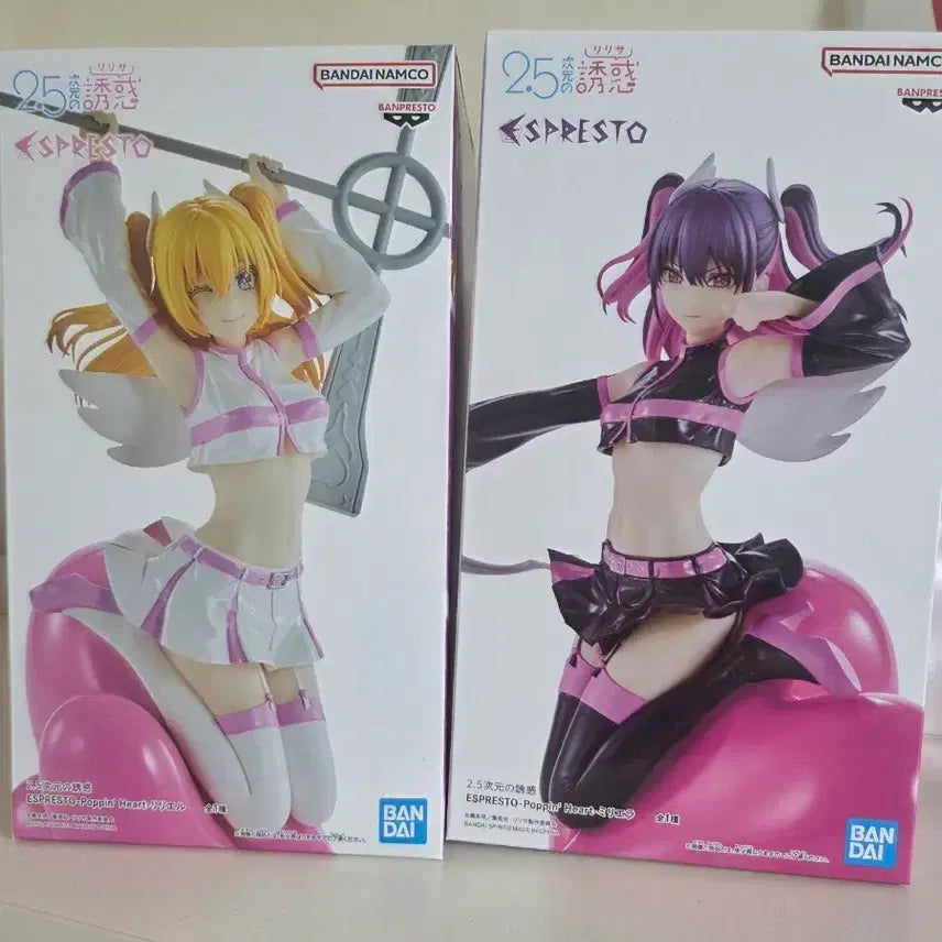 [BUNJANG] 2.5D Temptation Riel &amp; Mariella Figure Bundle Set / 2.5차원의 유혹 리리엘 미리엘라 피규어 일괄