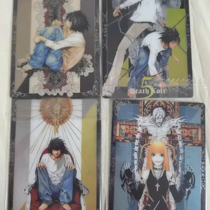 [BUNJANG] Death Note Wafer Card Bundle Set (Light, L, Misa) / 데스노트 웨하스 카드 일괄 라이토 엘 미사