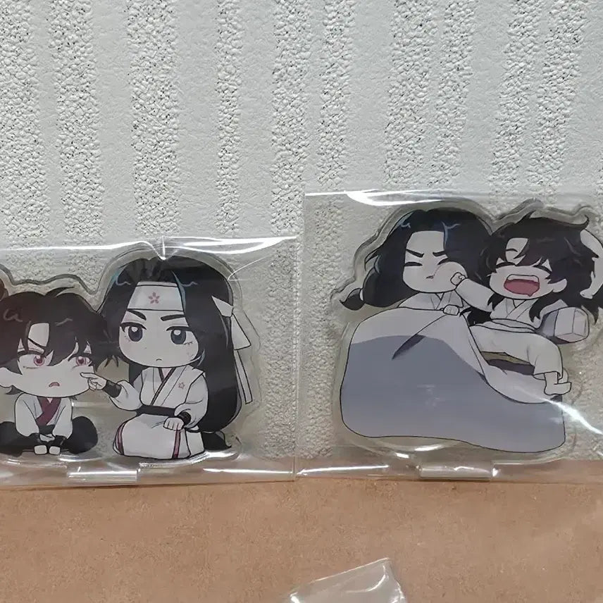 [BUNJANG] Hwasan Gwihwan Baek Cheon &amp; Cheong Myeong Acrylic Stand Set / 화산귀환 백천청명 백청 아크릴 스탠드 일괄