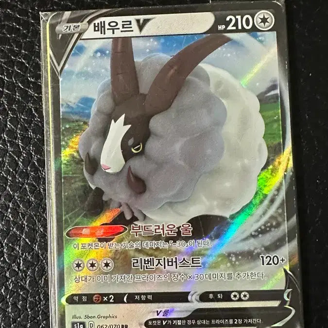 [BUNJANG] Pokemon Card Ursaluna V RR Trading Card / 포켓몬카드 배우르V RR
