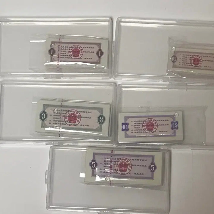 [BUNJANG] 1965 China National Food Ration Stamp Set (UNC) - Complete Original Bundle / 중국 1965년 전국 통용 식량표(양표) 완세트 완전 미사용(UNC) 500매 원본 묶음 중국 근현대 수집품
