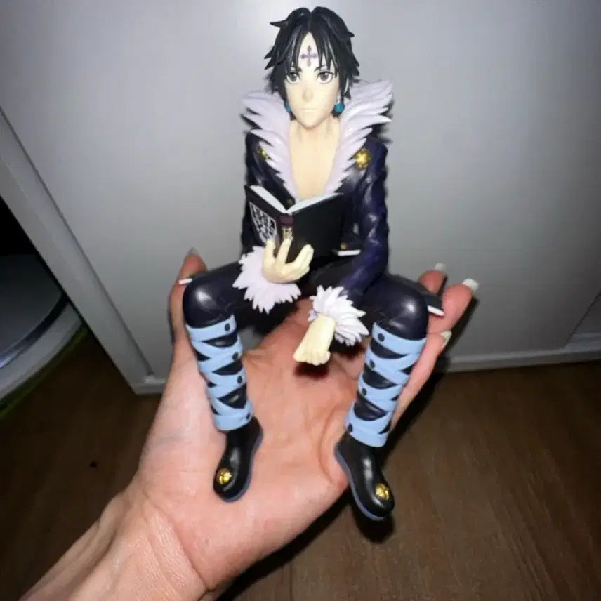[BUNJANG] Hunter x Hunter Chrollo Lucilfer Noodle Stopper Figure (Unsealed) / 헌터헌터 클로로 누들스토퍼 피규어 개봉 전시